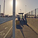 Alexander Zuckermann Bicycle-Pedestrian Path bus stop (0104A)