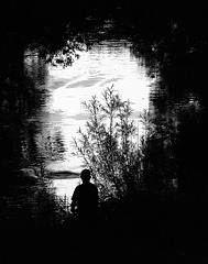 fishing in the dark