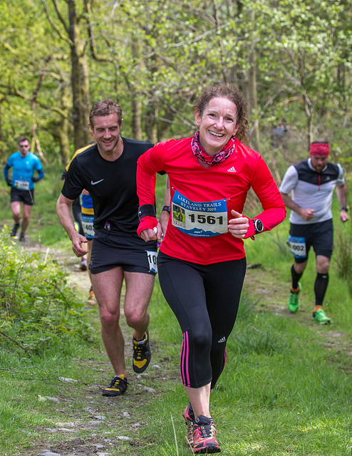 Who says, 'runners never smile'?