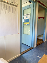 Door of the polling station