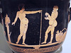 Detail of a South Italian Bell Krater with Burlesque Actors in the Boston Museum of Fine Arts, January 201818