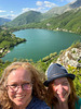 Kristy and Jo at Lago di Scanno