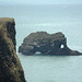 Iceland, The Rock Looks like an Elephant Drinking Water