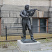 Norway, Trondheim, Sculpture of Arve Tellefsen on Kongens Gate