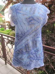 nuno felted lacey blouse - reverse side