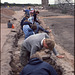 excavating the robber trench