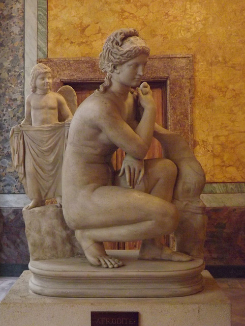 Crouching Aphrodite with a Dolphin in the Palazzo Altemps, June 2012