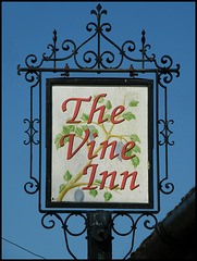 Vine Inn pub sign