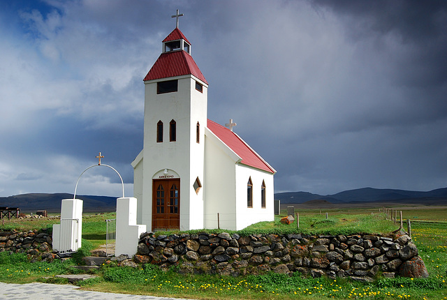 Very small church at Möðrudalur, Iceland
