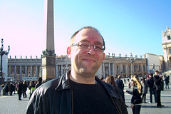 IT - Rome - me at Piazza San Pietro