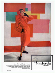 Sherbrooke Raincoat Ad, 1946