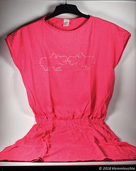 Pink Hippo Strandkleidchen, Kleidung, Baumwolle, bedruckt