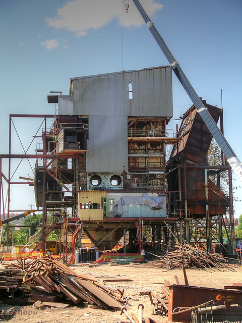 Mill demolition