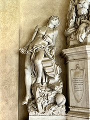 Florence 2023 – Santa Croce – Monument for Giuseppe La Farina