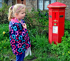 Oldest Post Box ~ Holwell