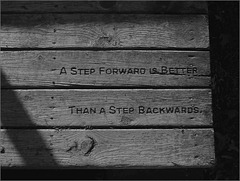 A Step Forward is Better Than a Step Backwards