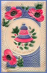 Christmas Bell Postcard, c1920