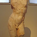 Torso of Apollo Sauroktonos in the National Archaeological Museum of Athens, May 2014