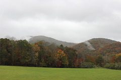 Into the Blue Ridge Mountains of North Georgia....Oct-Nov  2019  ..an overcast, foggy drive here...
