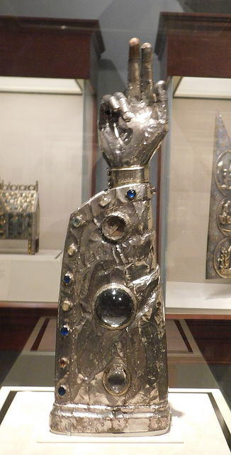 Reliquary in the Shape of an Arm in the Metropolitan Museum of Art, September 2018