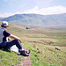 Looking along Mosedale towards Gale Fell from the side of Mellbreak (Scan from May 1991)