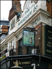 Horseshoe Inn signs