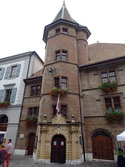Gebäude an der Grad Rue in Morges