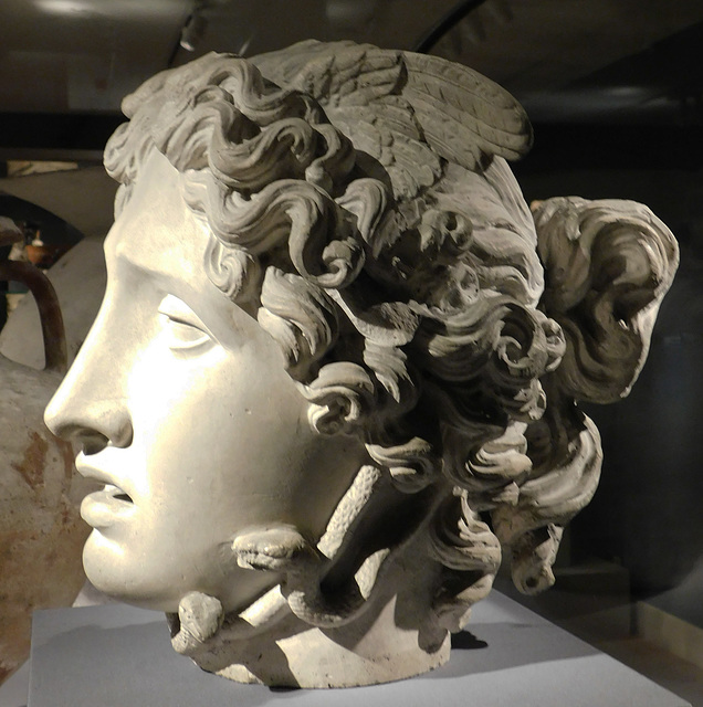 Head of Medusa by Canova in the Metropolitan Museum of Art, March 2018