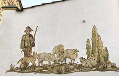 Wandmalerei in Bachem