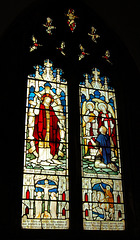 Memorial window to Capt Thomas Hodges, East Bridgford Church, Nottinghamshire