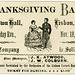 Thanksgiving Ball! Lisbon, N.H., 1869