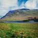 Looking across Crummock Water and Holme Islands to Grasmoor (Scan from May 1991)