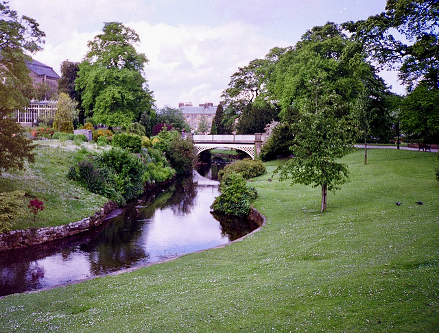 River Wye at Buxton (Scan from May 1991)