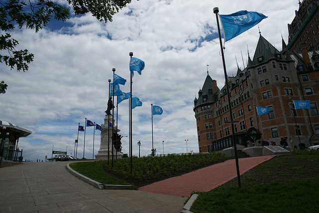 UNESCO Flags In Quebec City