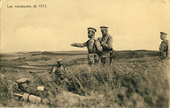 6052. Les manœuvres de 1913.