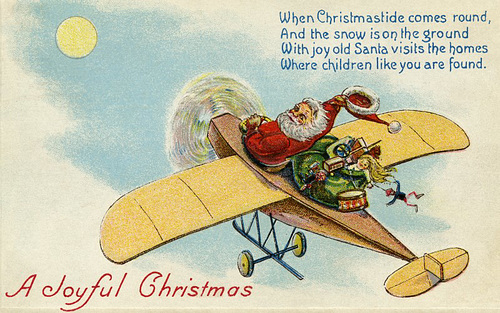 Santa's Joyful Airplane