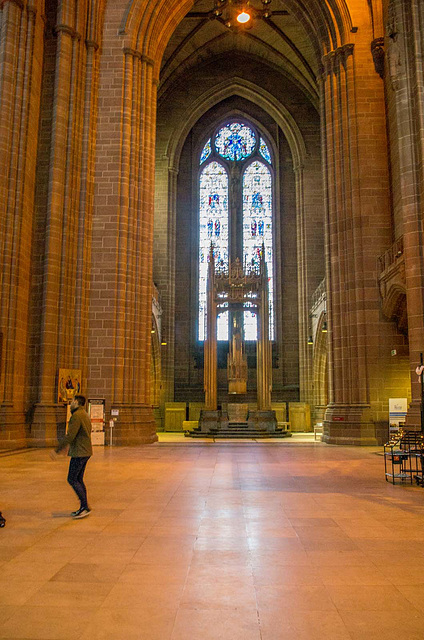 Interior of the Anglican Cathedral, Liverpool