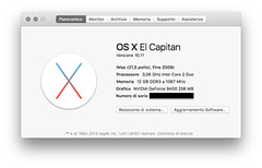 OS-X 10.11 – live on iMac 2009