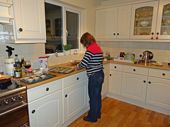 Ann making mince pies ready for Christmas
