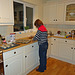 Ann making mince pies ready for Christmas