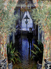 IMG 6448 Claude Monet. 1840-1926. Paris.  Un coin d'appartement. An apartment corner.  1875.    Paris Orsay (Musée Marmottan Paris)