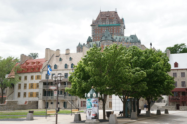 Chateau Frontenac From Basse Ville