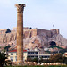GR - Athen - Blick vom Olympeion zur Akropolis