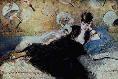 IMG 6460 Edouard Manet 1832-1883. Paris La dame aux éventails. The lady with the fans  1973.  Paris Orsay.
