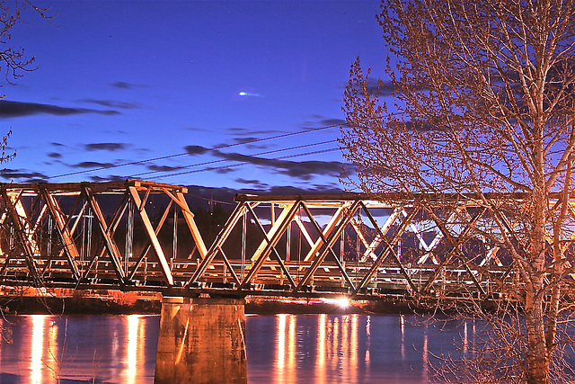 Fraser Bridge in Quesnel, BC