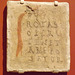 Painted Acrostic from Dura-Europos in the Yale University Art Gallery, October 2013