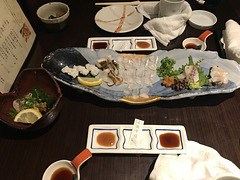 Conger-eel assorted sashimi