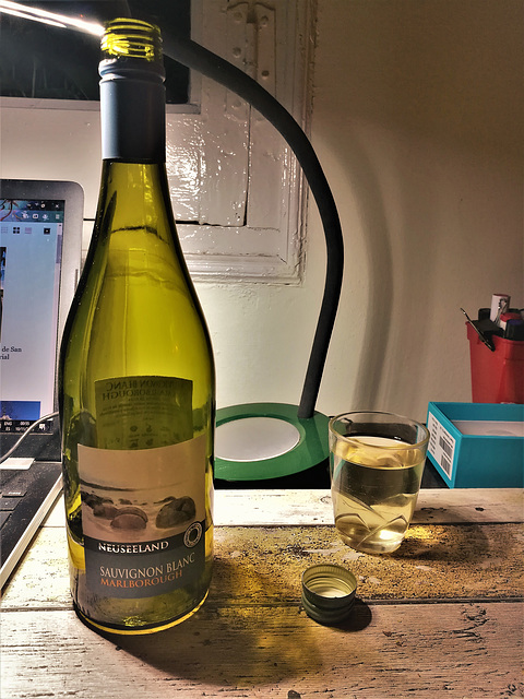 A perfectly decent bottle of Sauvignan Blanc. However ...