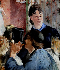 IMG 6482 Edouard Manet 1832-1883. Paris.  La serveuse de bocks. The waitress Beer mats. 1879.   Paris Orsay.