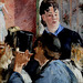 IMG 6482 Edouard Manet 1832-1883. Paris.  La serveuse de bocks. The waitress Beer mats. 1879.   Paris Orsay.